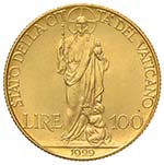 Pio XI (1922-1939) 100 Lire 1929 A. VIII - ... 