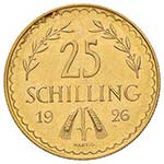 AUSTRIA 25 Schilling 1926 - Fr. 521 AU (g ... 