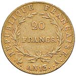 FRANCIA Napoleone (1804-1815) 20 Francs AN ... 