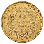 FRANCIA Napoleone III (1852-1870) 10 Francs ... 