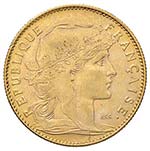 FRANCIA 10 Francs 1901 - ... 