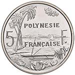 POLINESIA FRANCESE 5 Franchi 1979 piefort - ... 