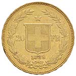 SVIZZERA Confederazione - 20 Franchi 1889 - ... 