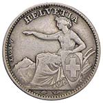 SVIZZERA ½ Franken 1851 ... 