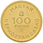 UNGHERIA 100 Forint 1961 - Fr. 612 AU (g ... 