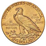 USA 2,50 Dollari 1927 - Fr. 120 AU (g 4,23) R