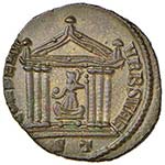 Massenzio (307-313) Follis (Ticinum) Busto ... 