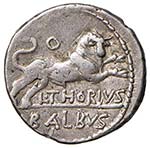 Thoria - L. Thorius Balbus - Denario (105 ... 