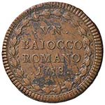 Clemente XIII (1758-1769) Baiocco 1758 A. I ... 