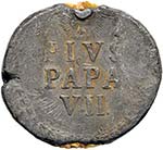 Pio VII (1800-1823) Bolla - PB (g 51,69 - Ø ... 