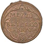Benedetto XIV (1740-1758) Ferrara - Mezzo ... 