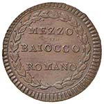 Pio VI (1775-1799) Mezzo baiocco A. XVI – ... 