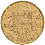 CANADA George V (1910-1936) 10 Dollari 1912 ... 