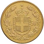 Umberto I (1878-1900) 50 Lire 1884 – ... 