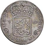 INDONESIA 3 Gulden 1786 ... 