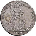 INDONESIA 3 Gulden 1786 – KM 54 AG (g ... 