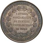 1852 Napoleone III proclamazione ... 
