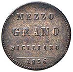 PALERMO Ferdinando II (1830-1859) Mezzo ... 