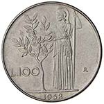 REPUBBLICA ITALIANA 100 Lire 1958 - AC ... 