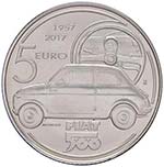 REPUBBLICA ITALIANA (1946-) 5 Euro 2017 - AG ... 