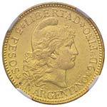 ARGENTINA 5 Pesos 1896 - ... 