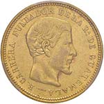 GUATEMALA 10 Pesos 1869 ... 
