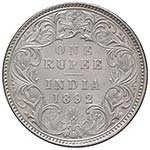 INDIA Victoria (1837-1901) Rupia 1892 Bombay ... 