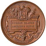 VENEZUELA Medaglia 1883 Centenario della ... 