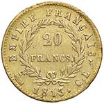 GENOVA Napoleone (1804-1814) 20 Franchi 1813 ... 