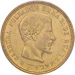 GUATEMALA 10 Pesos 1869 ... 