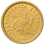 BOLIVIA Tipo 10 bolivares = 7 grammi di oro ... 