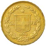 SVIZZERA Confederazione 20 Franchi 1890 – ... 
