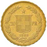 SVIZZERA Confederazione 20 Franchi 1893 – ... 