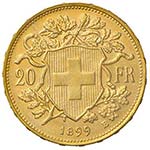 SVIZZERA Confederazione 20 Franchi 1899 – ... 