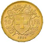 SVIZZERA Confederazione 20 Franchi 1901 – ... 