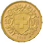 SVIZZERA Confederazione 20 Franchi 1913 – ... 