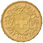 SVIZZERA Confederazione 20 Franchi 1914 – ... 