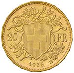 SVIZZERA Confederazione 20 Franchi 1926 – ... 