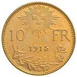 SVIZZERA Confederazione 10 Franchi 1915 – ... 