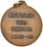 Medaglia Anniversario della resistenza, Arci ... 