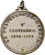 Modena Medaglia 1974 Centenario La ... 
