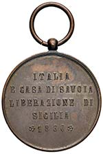 Liberazione della Sicilia - Medaglia 1860 ... 
