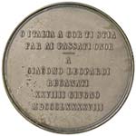 Giacomo Leopardi - Medaglia 1898 – Opus: ... 