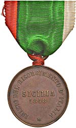 Medaglia 1861 – Rivoluzione siciliana - ... 