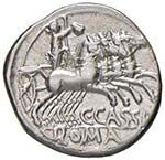 Cassia – C. Cassius – Denario (126 a.C.) ... 