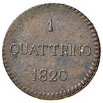 LUCCA Carlo Lodovico (1824-1847) Quattrino ... 