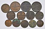 MILANO Lotto di tredici monete 1852 del ... 