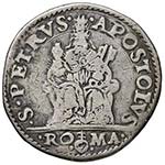 Paolo IV (1555-1559) Testone – Munt. 7 AG ... 
