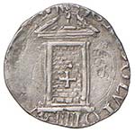Clemente VIII (1592-1605) Mezzo grosso Porta ... 