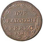 Repubblica romana (1798-1799) Fermo - 2 ... 